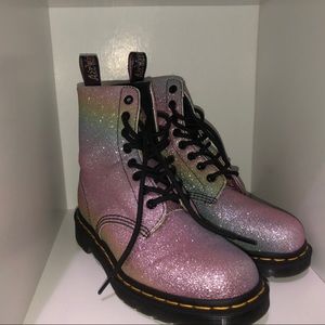 sparkly doc martens size 7 womens